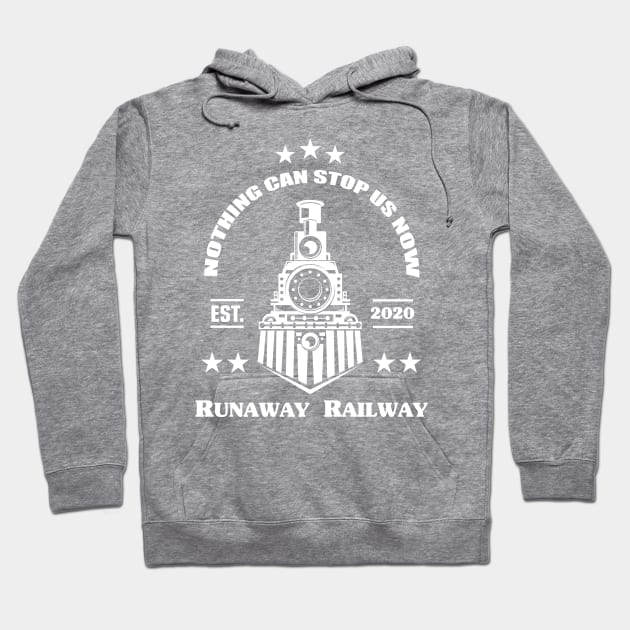 Railway Classic White Hoodie by SlothCloths